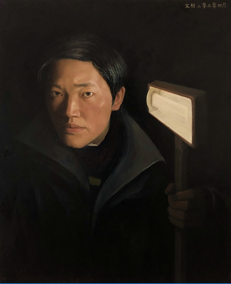 未来艺术家三等奖  《自画像》