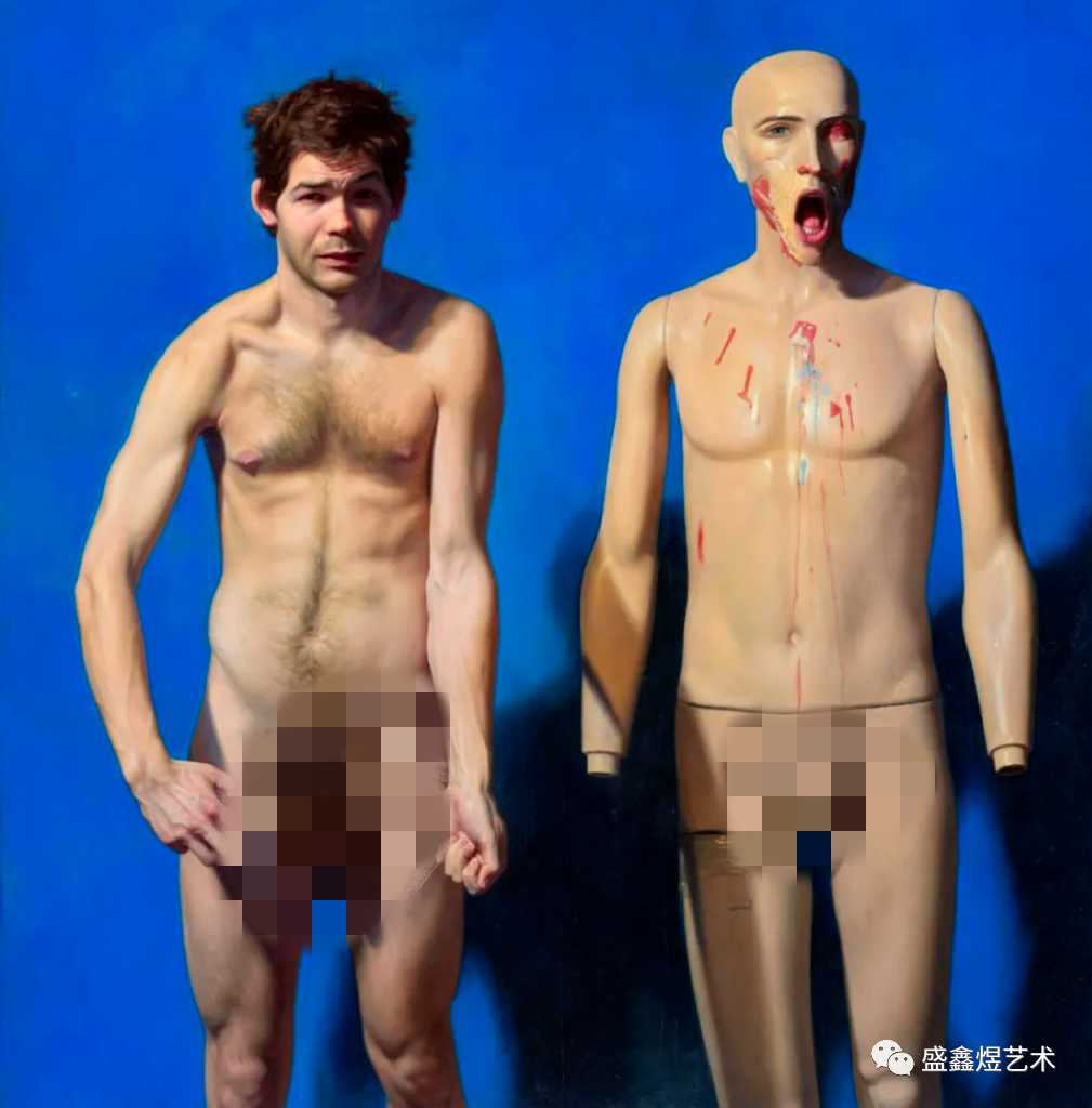 Self portrait with Mannequin 