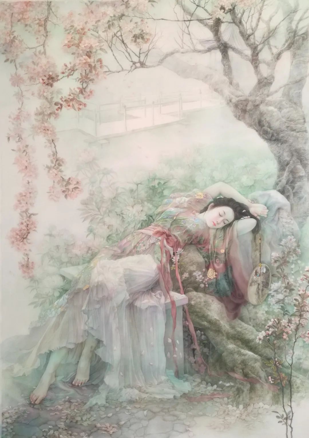 《再说红楼系列--史湘云醉卧》 