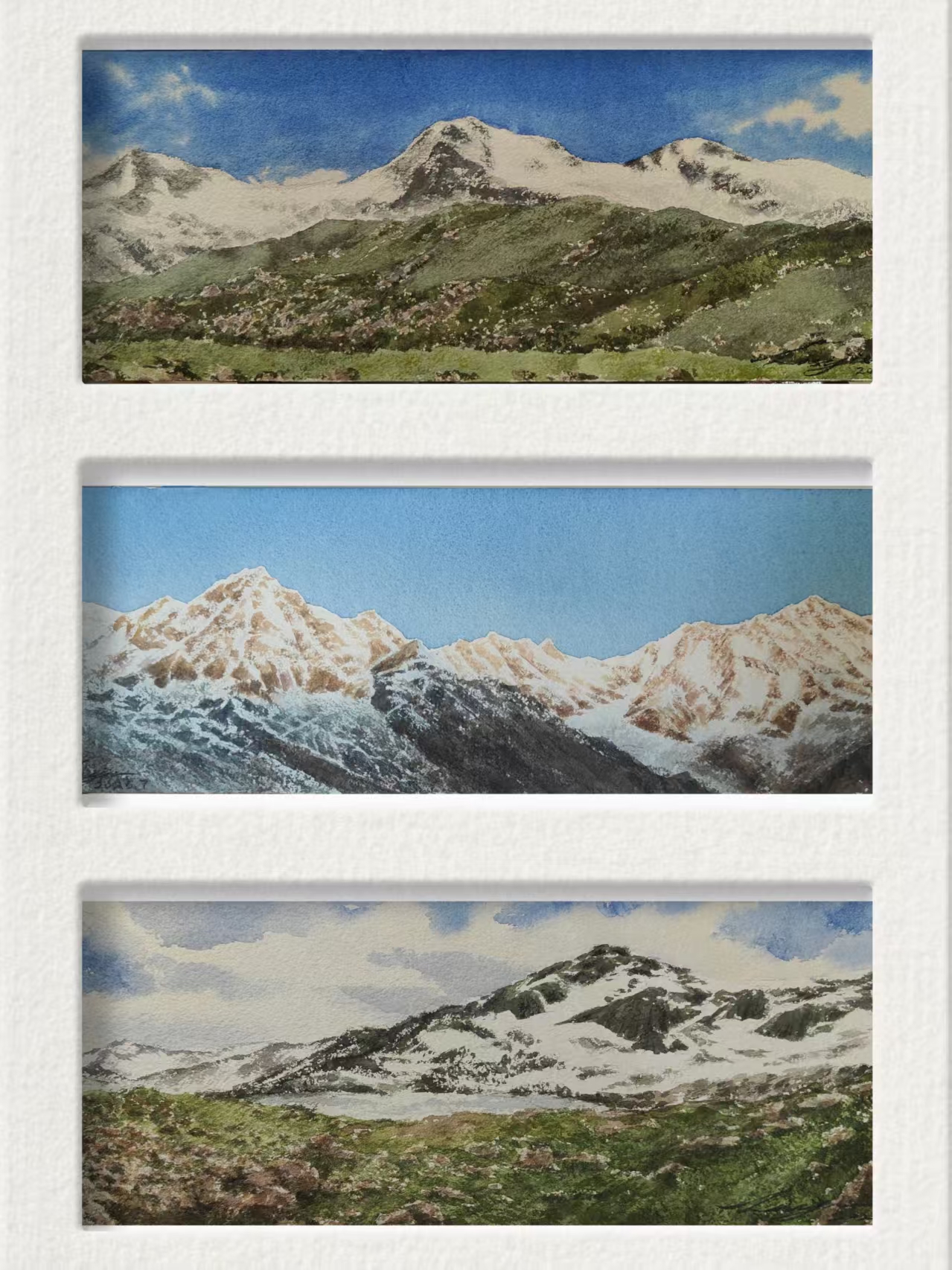  Aid to Tibet Series: Sunlight on Golden Peaks -Third prize