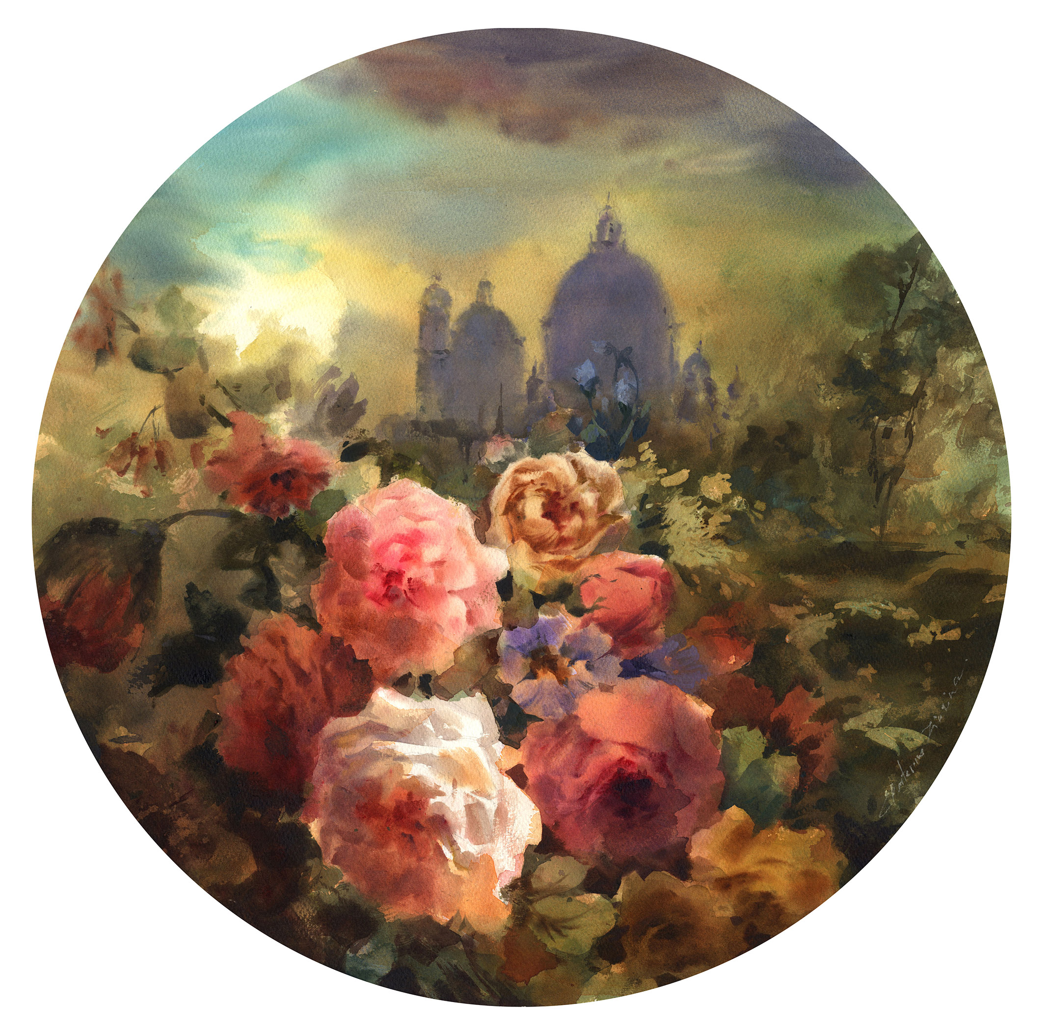 Sunset over Venice -First Prize